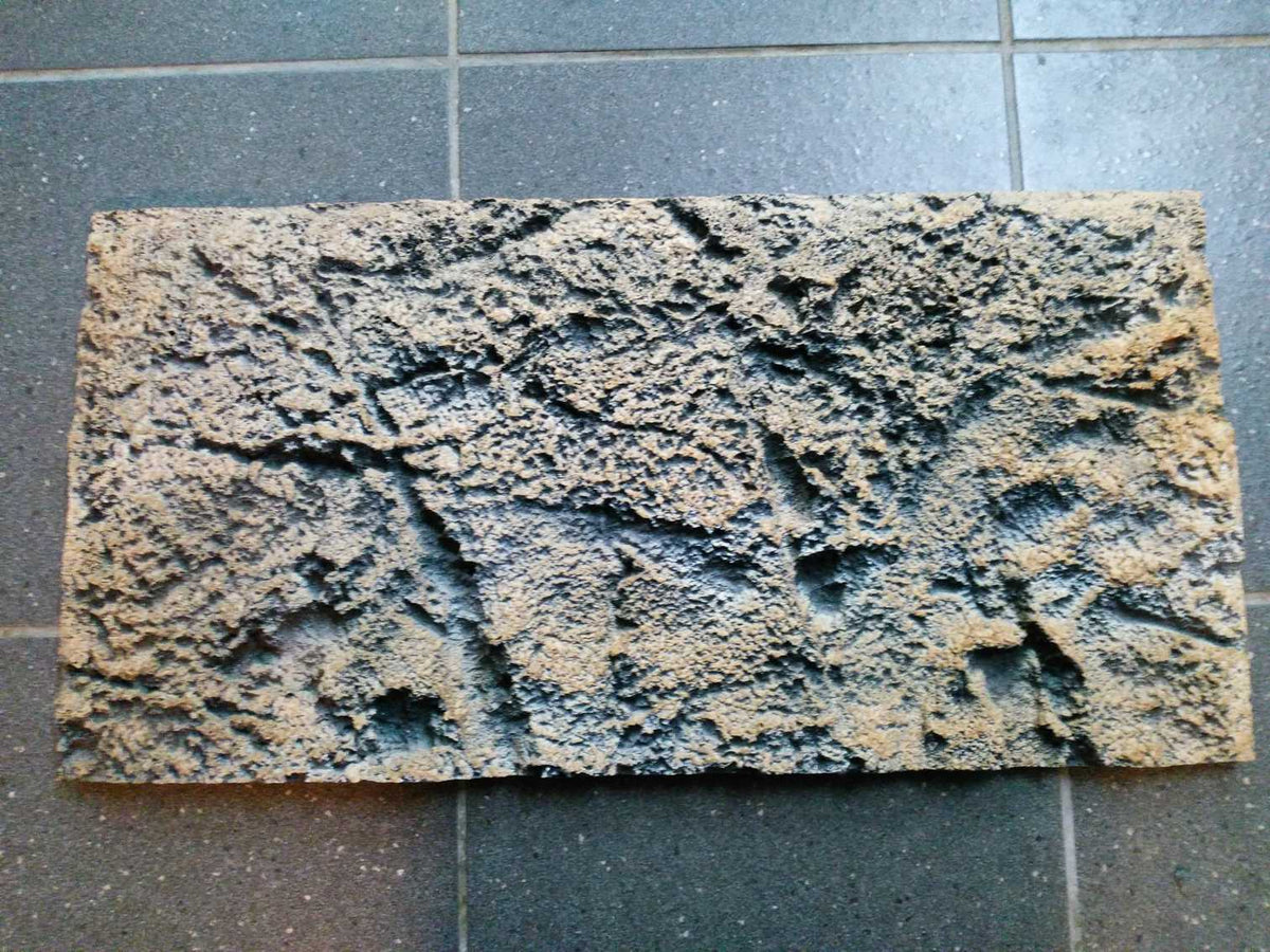 Fefis Rock Flat rood-bruin (80X40 cm, Dun)