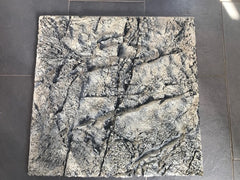 Fefis Rock Flat grijs-zwart (60X60 cm, Dun)
