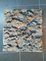 Fefis Rock Flat rood-bruin (50X55 cm, Dik)