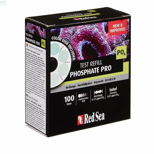 red sea RCP refill P-PO4 Phosphate Pro 100 tests