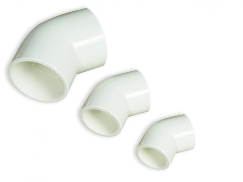 Royal exclusive PVC 45° elbow