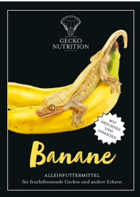 Gecko nutrition Banana & insects