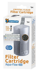 SuperFish aquaflow 400 crystal clear cartridge 1 stuk